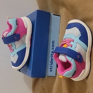 NWT Stride Rite Multi Color Winslow Toddler Girls Sneakers, Multiple Sizes